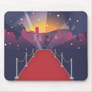 Red Carpet Celebrity Mouse Pad
