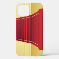 Red Carpet Elegance: Vintage Background.