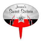 Red Carpet Hollywod Sweet 16 Birthday Silver