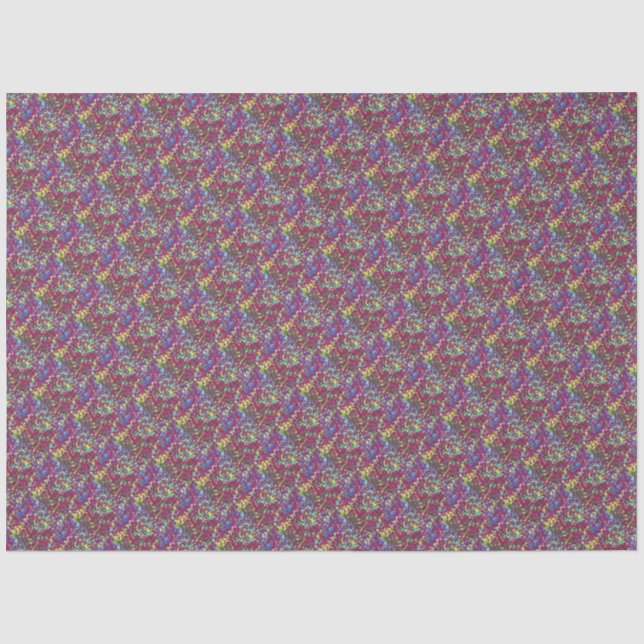 Red Carpet Moss Tissue Paper (Front)