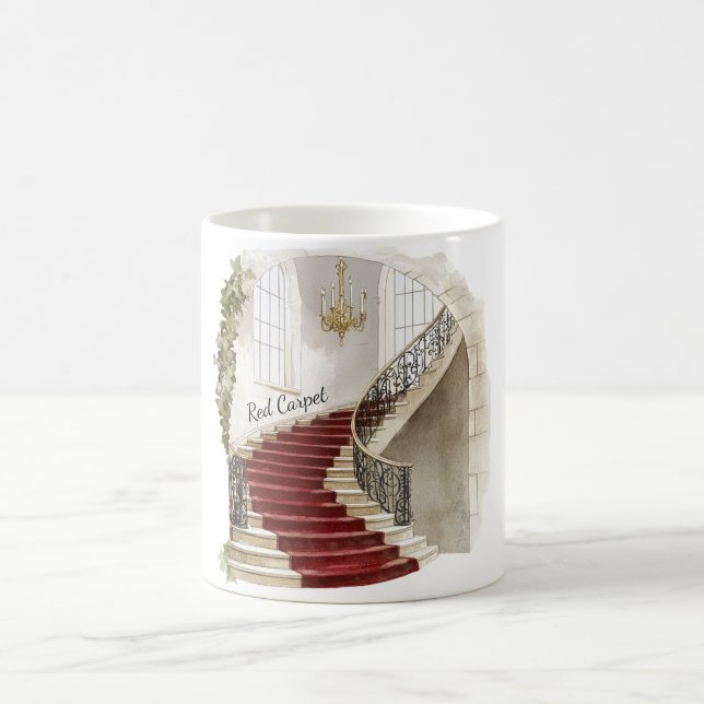Red Carpet Stairs Coffee Mug (Center)