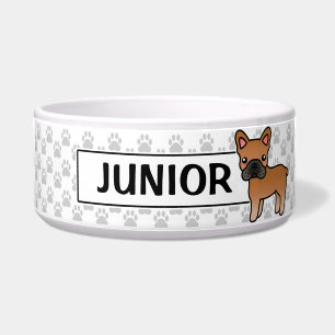 Red Cartoon French Bulldog