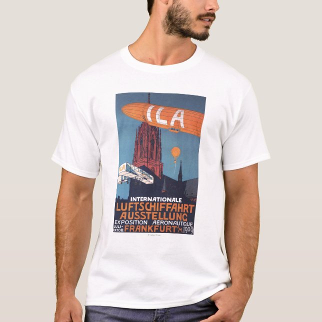 Red Cathedral - 1st Aeronautical Exposition T-Shirt (Front)