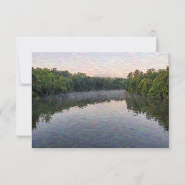Red Cedar River Card (Front)