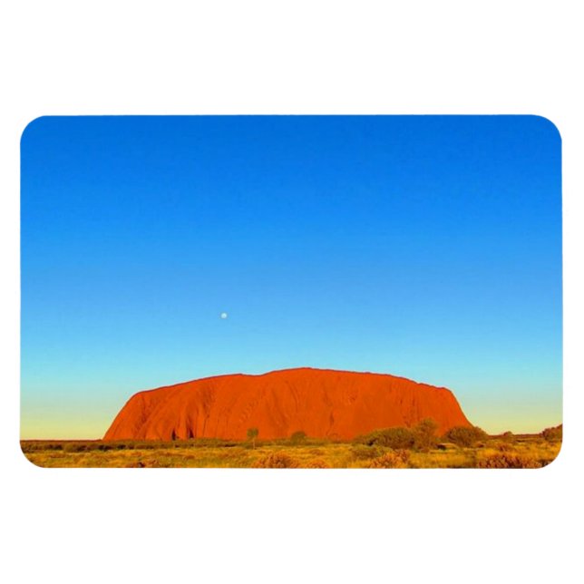 red centre sky blue magnet (Horizontal)