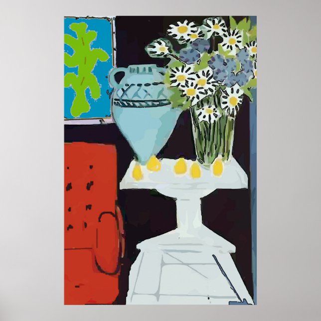 Red Chair, Matisse Style Poster (Front)