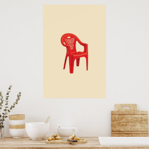 Red Chair Print 