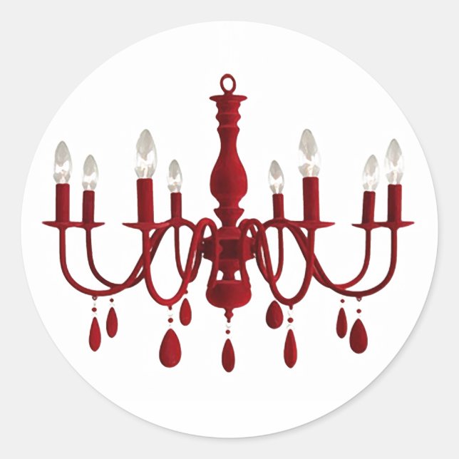 Red Chandelier ~ Stickers (Front)