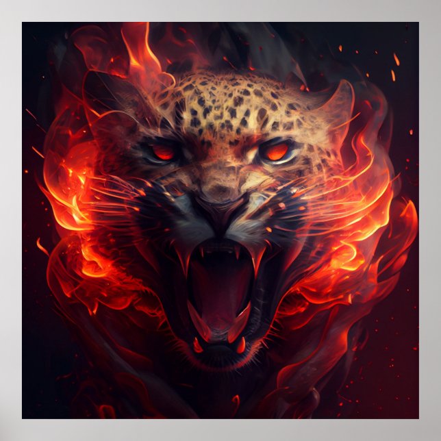 Red Cheetah Poster (Front)