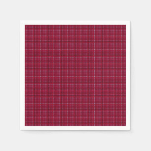 Red Chequered Tartan Napkin