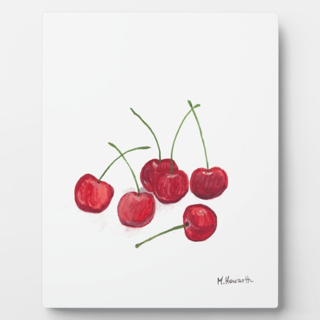 Red cherries fruit plaque (Front)