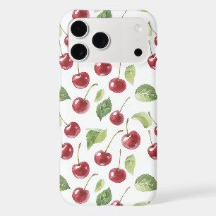 Red Cherries Green Leaves