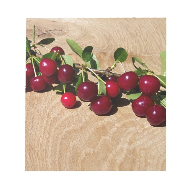 red cherries notepad (Front)