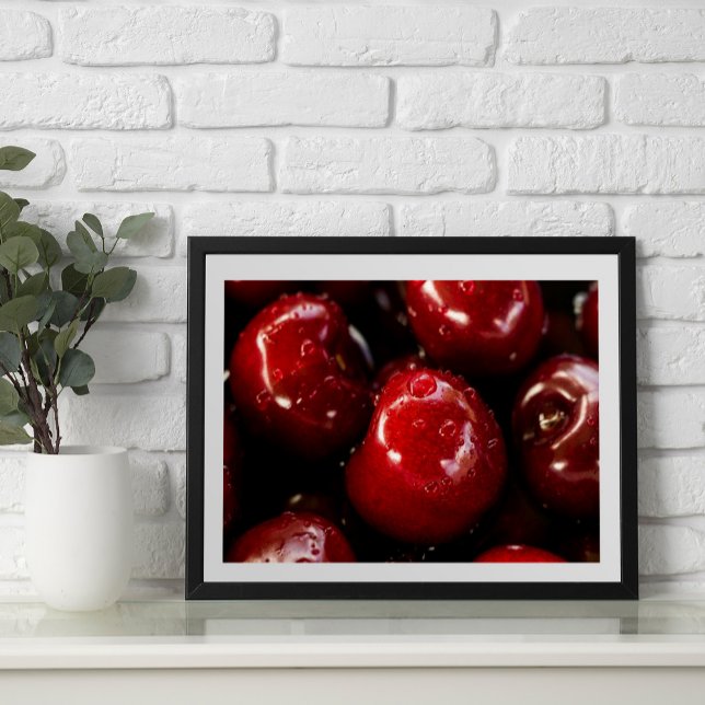 red cherries photo poster (Creator Uploaded)