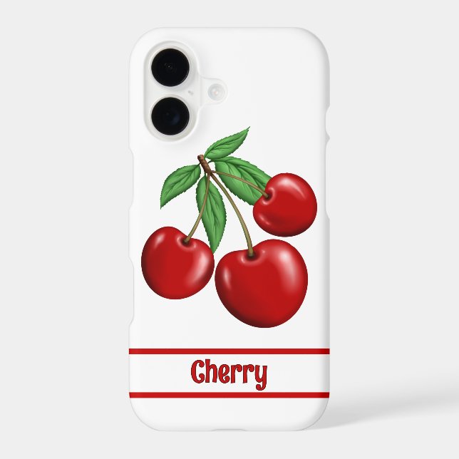 Red Cherries Retro Style Personalised (Back)