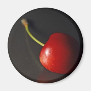 Red Cherry In Dark Magnet
