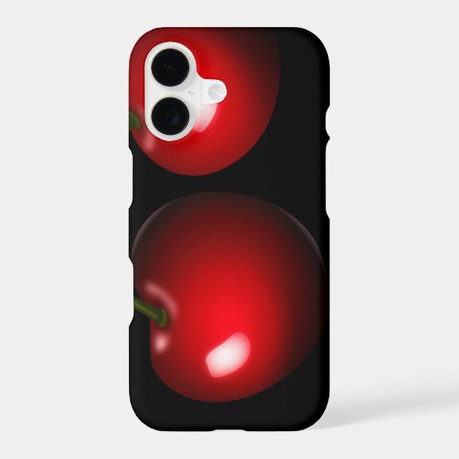 Red Cherry iPhone Cases (Back)