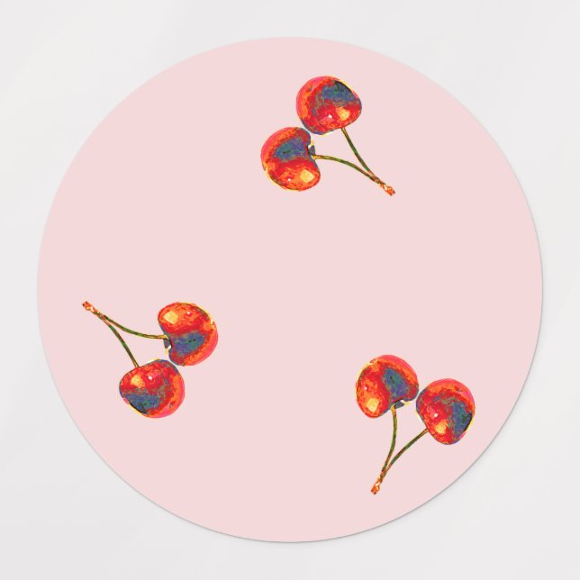 Red Cherry Paint Touch (Design 3)