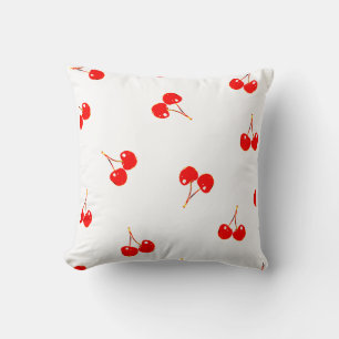 Red Cherry Pattern Cushion