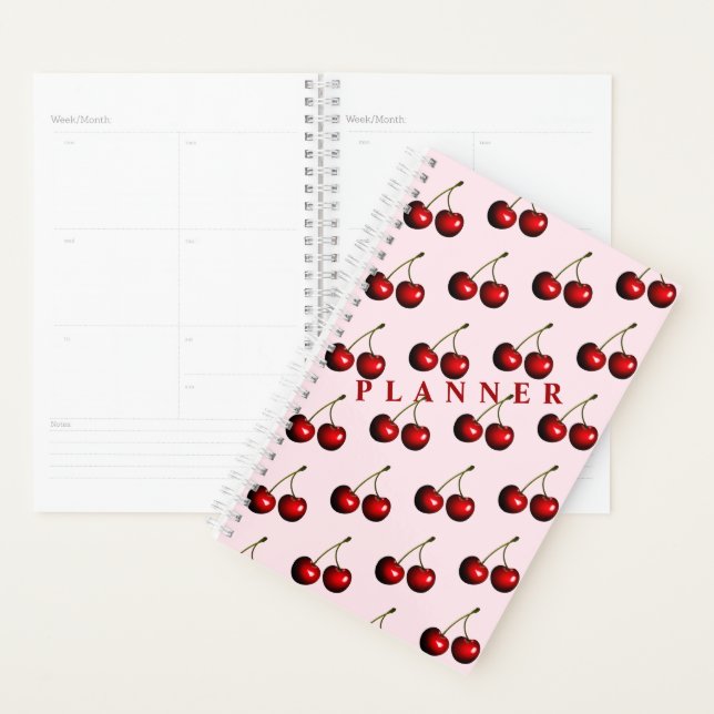 Red Cherry Planner - Customisable (Display)