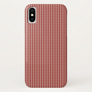 Red Chevron iPhone X Case