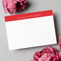  RED CHIC PERSONALIZED FAMILY NAME MONOGRAM