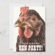Red Chicken Hen Party Girl's Night Bachelorette