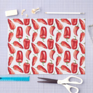 Red Chili Peppers Tissue Paper