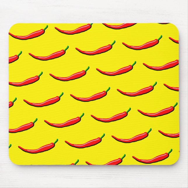 Red Chilli Mouse Pad (Front)