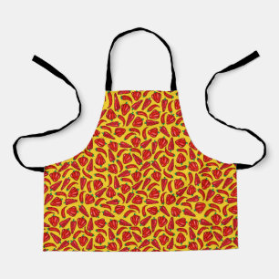 Red Chilli Pepper Hot Spicy Apron