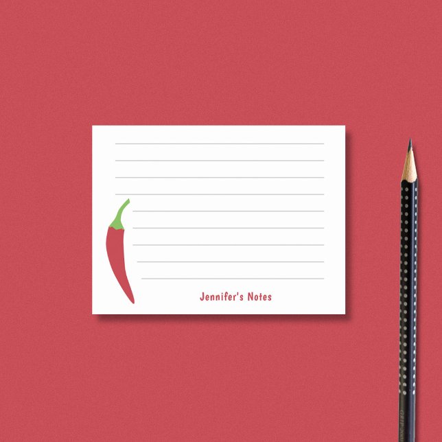 Red Chilli Pepper Post-it Notes (Red Chili Pepper Post-it Notes)