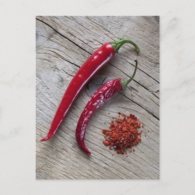 Red Chilli Pepper Postcard (Front)