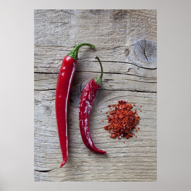 Red Chilli Pepper Poster (Front)