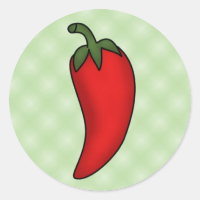 Red Chilli Pepper Stickers (Front)