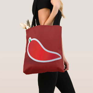 Red Chilli Pepper Tote Bag