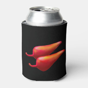 Red Chilli Peppers black can cooler