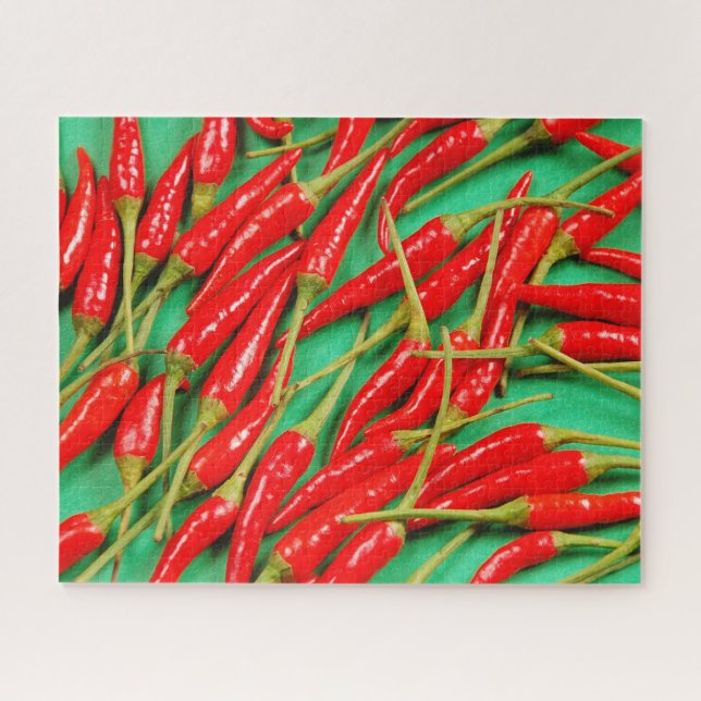 Red chilli peppers jigsaw puzzle (Horizontal)