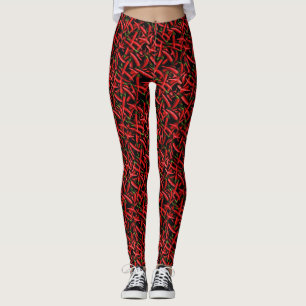 Red Chilli Peppers Leggings