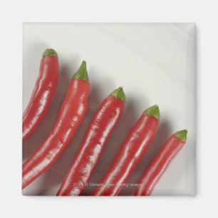 Red chilli peppers magnet