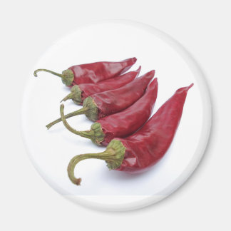 Red chilli peppers magnet