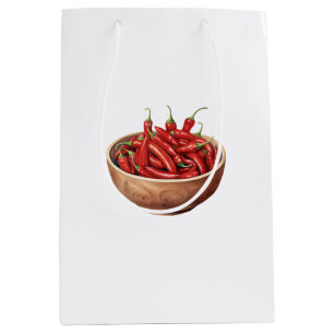 Red Chilli Peppers Medium Gift Bag