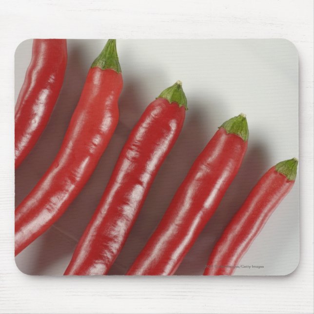 Red chilli peppers mouse pad (Front)