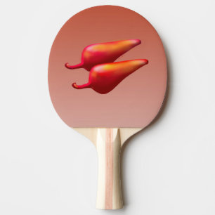 Red Chilli Peppers ping pong paddle