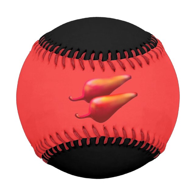 Red Chilli Peppers red and black baseball (Front)