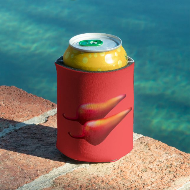 Red Chilli Peppers red can cooler (In Situ Pool)