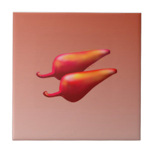 Red Chilli Peppers small tile