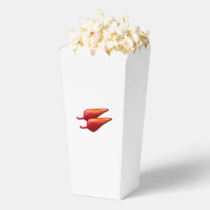 Red Chilli Peppers white popcorn boxes