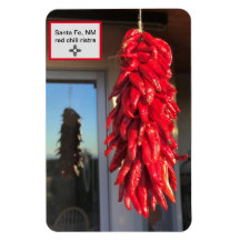 Red Chilli Ristra Santa Fe Style Refrigerator