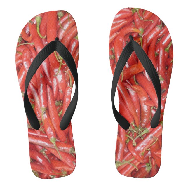 red chilli thongs (Footbed)