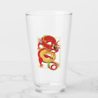 Red Chinese Dragon Baby T-Shirt